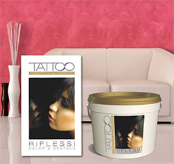 Tattoo riflessi- новинка італійських декоративних фарб 2013 року