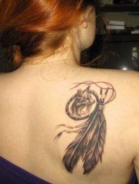 Татуювання перо - красиві фото