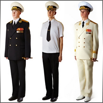 Követelmények és kijelölésére egyenruhát az orosz haditengerészet