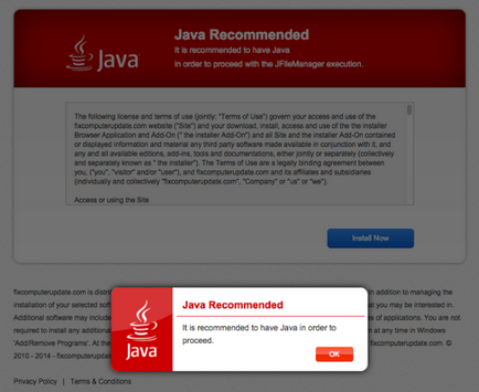 Dezinstalarea java recomandată