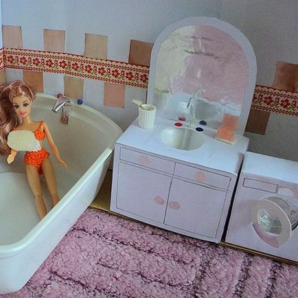 Тоалетна за кукли със собствените си ръце