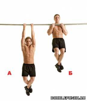 Exerciții pentru bicepsul pe bara, mușchii brațelor pe bara orizontală
