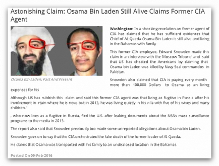 Osama bin este în viață! 1 martie 2016 - vindecătorul însuși