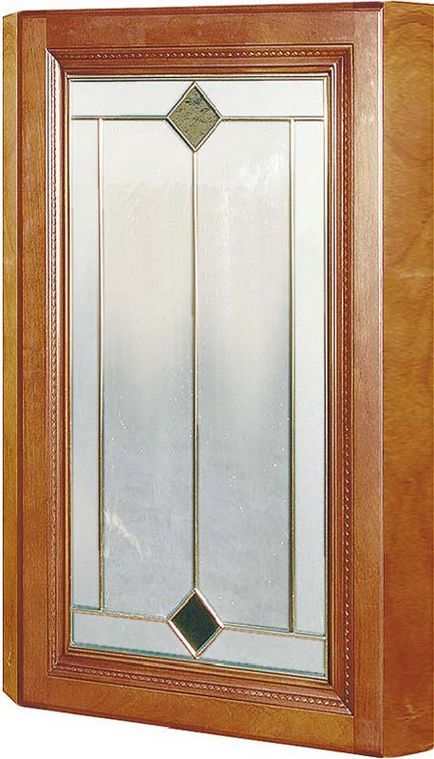 Tipuri de sticlă pentru fațadele bucătăriei, fotografie interioară