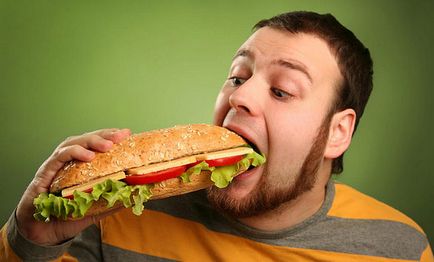 Hatás a metabolizmus túlevés (bulimia) Hatás a metabolizmusát túlevés