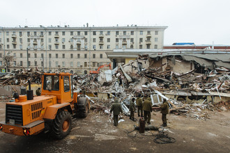 У Москві за ніч знесли десятки кіосків