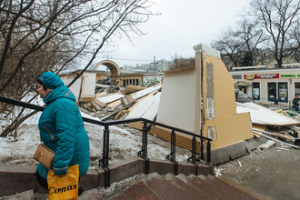 În Moscova, peste noapte au demolat zeci de tarabe