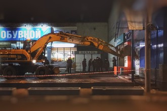 În Moscova, peste noapte au demolat zeci de tarabe