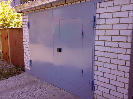 Porți pentru garaj cu mâinile lor cum se face, instalare, ce fel sunt (pliere, verticale și