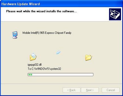 Kézi telepítése a grafikus meghajtó a Windows XP