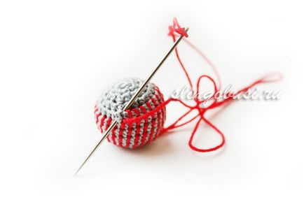 Tricot tricotat în dungi, curele de mână