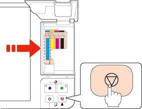 Înlocuirea cartușelor consumate pe epson stylusul imprimantei sx125