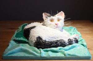 Тварини з мастики - кумедний кіт - ексклюзивні тортики
