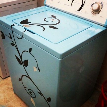 9 Exemple bune despre cum puteți decora o mașină de spălat