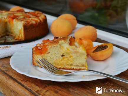 Sárgabarack pite - 4 recept titkok és a finomságok a főzés torta