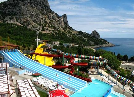 Aquapark - golful albastru - în simeize