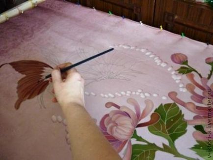 Batik, descoperirile mele când pictez un fundal