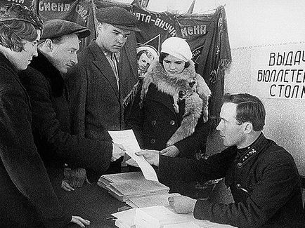 Realitatea non-alternativă, deoarece alegerile din URSS au fost falsificate - politică