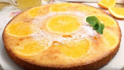 Швидкий пиріг з апельсинами - покроковий рецепт з фото на