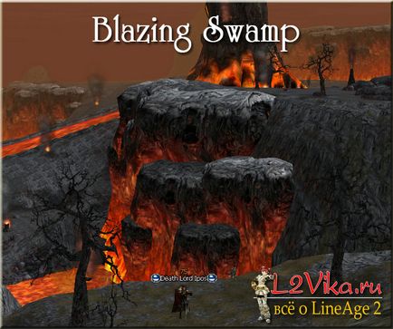 Lángoló mocsár - a tüzes mocsárba - Lineage 2