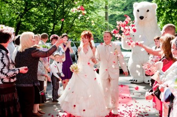 Ursuleț mare pentru nuntă