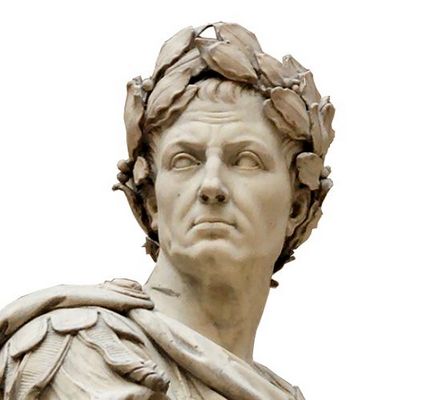 Ce Cezar ascundea cu o coroană de laur