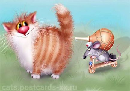 Csodálatos macskák művész Alekszej Dolotova (xenopus)