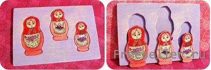 Fából készült puzzle saját kezűleg (ábra) Fából készült puzzle a kezüket