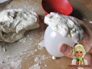 Fetele - decorarea interioară a cochiliei în tehnica papier-mache de către propriile mâini