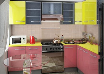 Design de bucătărie în Hrușciov - interioare de fotografii, idei și sfaturi de designer