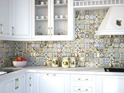 Designul de perete în bucătărie este o fotografie modernă și practică și video