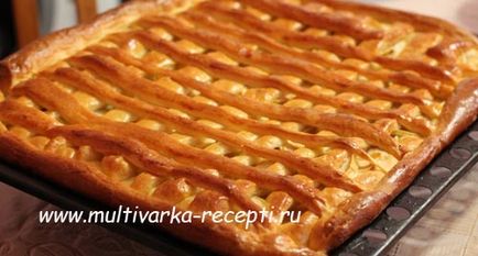 Дріжджовий пиріг з яблуками (рецепт з фото)