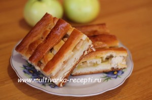 Дріжджовий пиріг з яблуками (рецепт з фото)