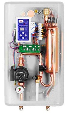 Cazan electric cu două circuite pentru încălzirea unei case particulare