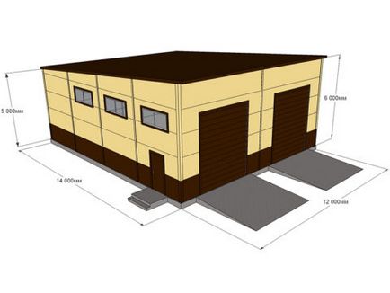 Garaj pentru caracteristici de construcție a camioanelor, sdelai garazh