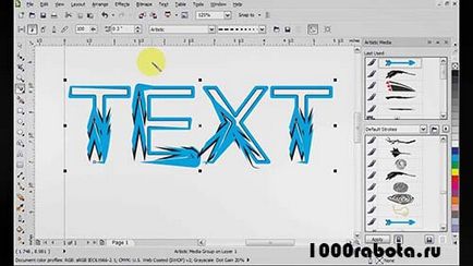 Editor grafic coreldraw