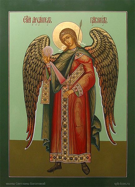 Ікона архангела Гавриїла - православні рукописні ікони в Харкові