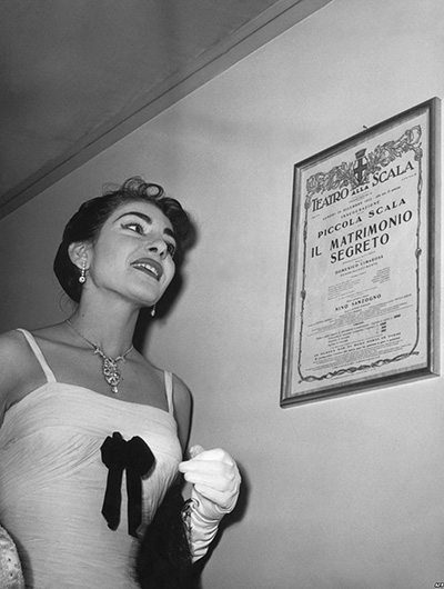 Stil de stil maria callas