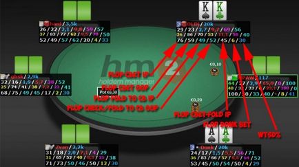 Útmutató a Holdem Manager 2 fő cikkek és értelmezésük