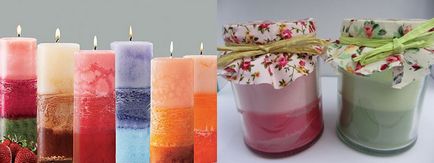 Виготовлення багатошарової свічки в домашніх умовах