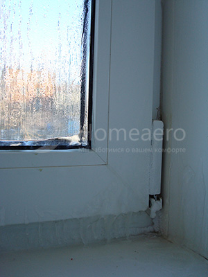 Як уникнути запотівання вікон, причини конденсату на вікнах, homeaero