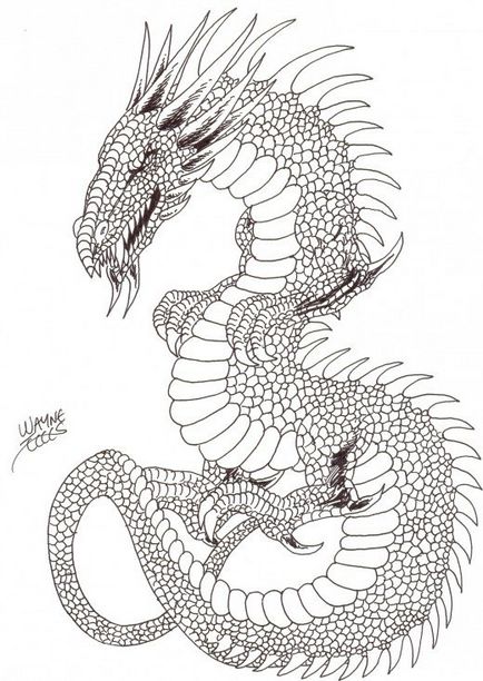 Як намалювати дракона