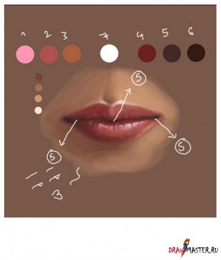 Як намалювати губи