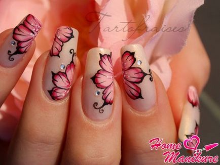 Як намалювати на нігтях квіти покроково - як намалювати квітку на нігтях - покрокові техніки
