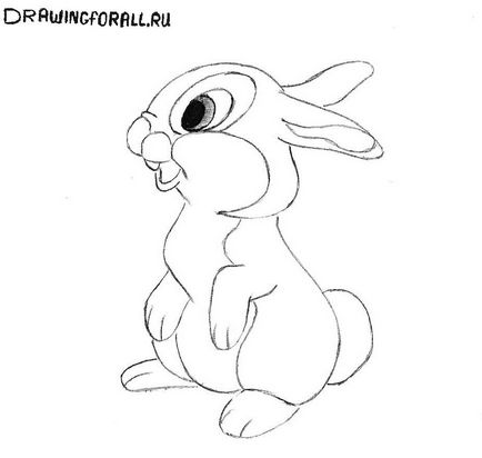 Як намалювати зайця