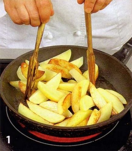 Як приготувати картоплю запечений з цибулею-пореєм - рецепт з фото