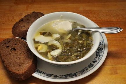 Як приготувати смачний щавельного суп