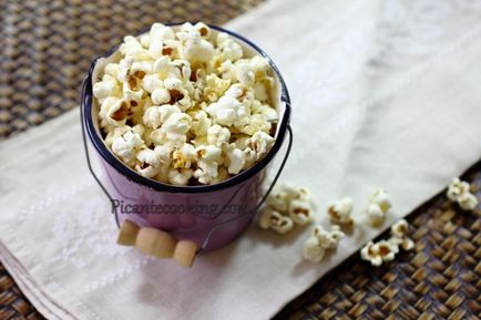 Hogyan készítsünk házi popcorn sajttal, picantecooking