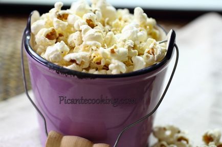 Hogyan készítsünk házi popcorn sajttal, picantecooking