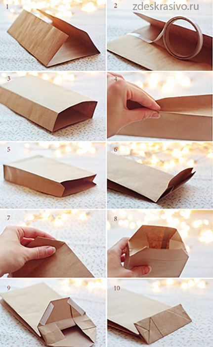 Hogyan lehet szép papírzsákokat mag - egy könnyű dolog